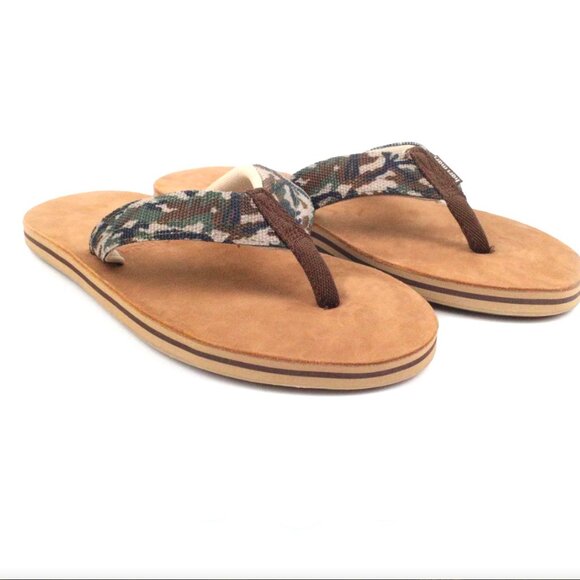 NWT Hari Mari Mens - Flip Flops - Scouts - Woodland Camo - Size 13 - Sandals main image 8
